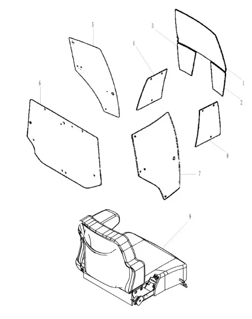 192003A6 - Стекло кабины